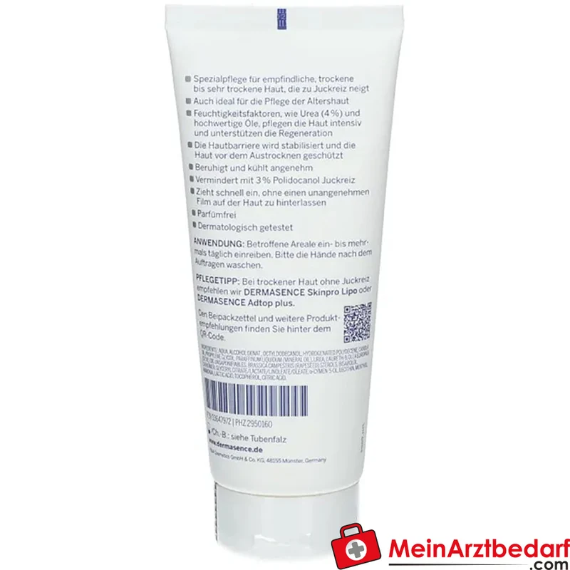 DERMASENCE Polaneth Menthol Urea Lotion 200 ml