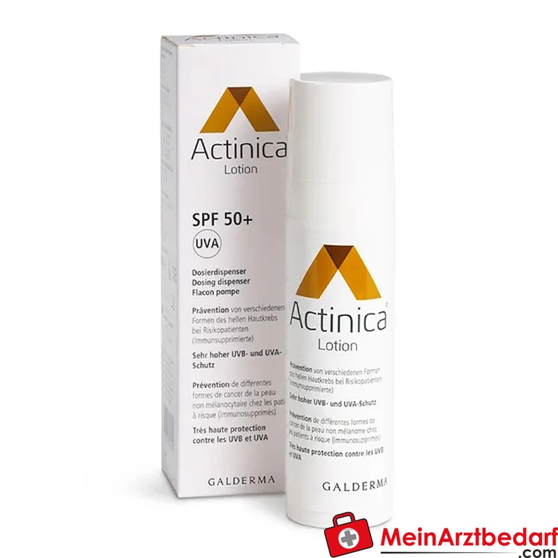 Actinica Lotion mit Avobenzon, Bisoctrizol und Bemotrizinol, Dispenser 80 g