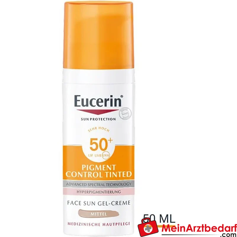 Eucerin Pigment Control Tinted Face Gel-Creme mit Thiamidol LSF 50+ 50 ml