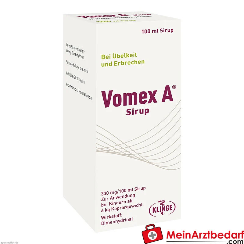 Vomex A Dimenhydrinat Sirup 100 ml