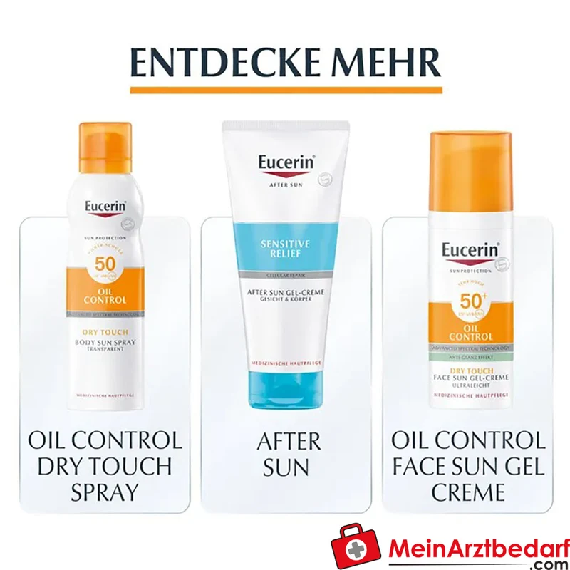 Eucerin Oil Control Dry Touch Spray LSF 30 Sonnenschutz für empfindliche und zu Akne neigende Haut 200 ml