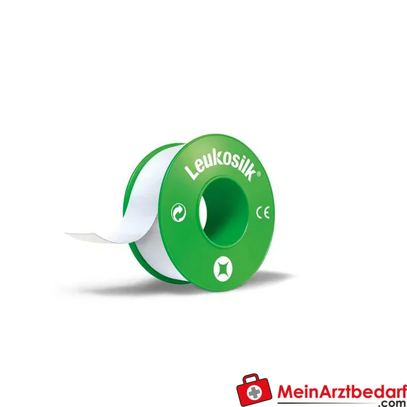 Leukosilk Fixierrolle 1,25 cm x 5 m, Rolle 1 Stück