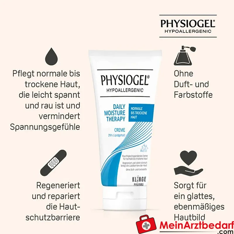 PHYSIOGEL Daily Moisture Therapy Creme 75 ml für trockene Haut