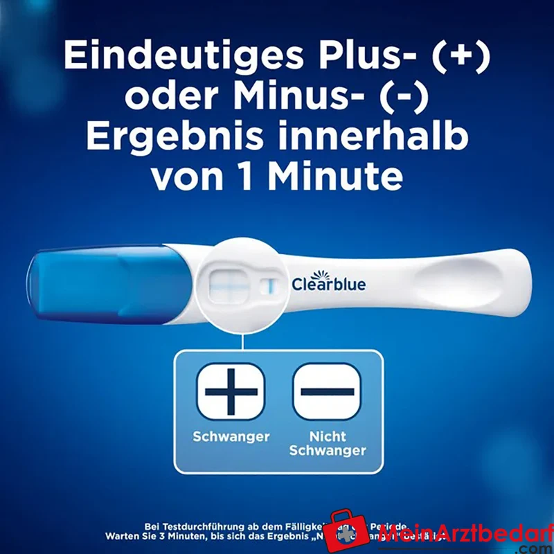 Clearblue Schwangerschaftstest Schnelle Erkennung Einmaltest 1 Stück