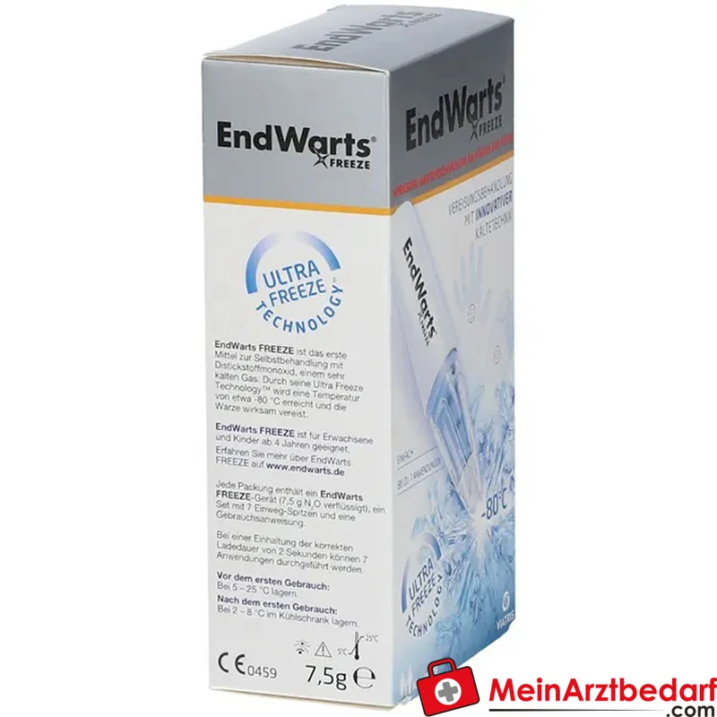 EndWarts FREEZE Vereisungsmittel Distickstoffmonoxid (N2O) 7,5 g