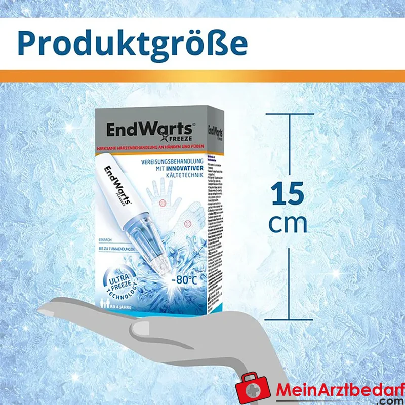EndWarts FREEZE Vereisungsmittel Distickstoffmonoxid (N2O) 7,5 g
