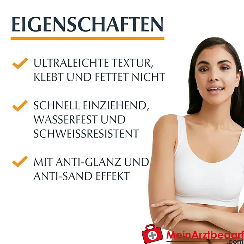 Eucerin Oil Control Body Sun Dry Touch Gel-Creme LSF 50+ Gel-Creme 200 ml mattierend wasserfest