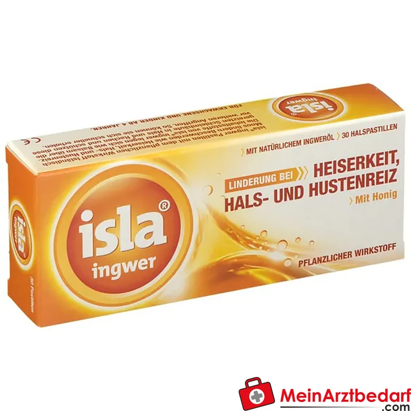 isla ingwer Pastillen 80 mg Isländisches Moos-Extrakt Lutschpastillen 30 Stück