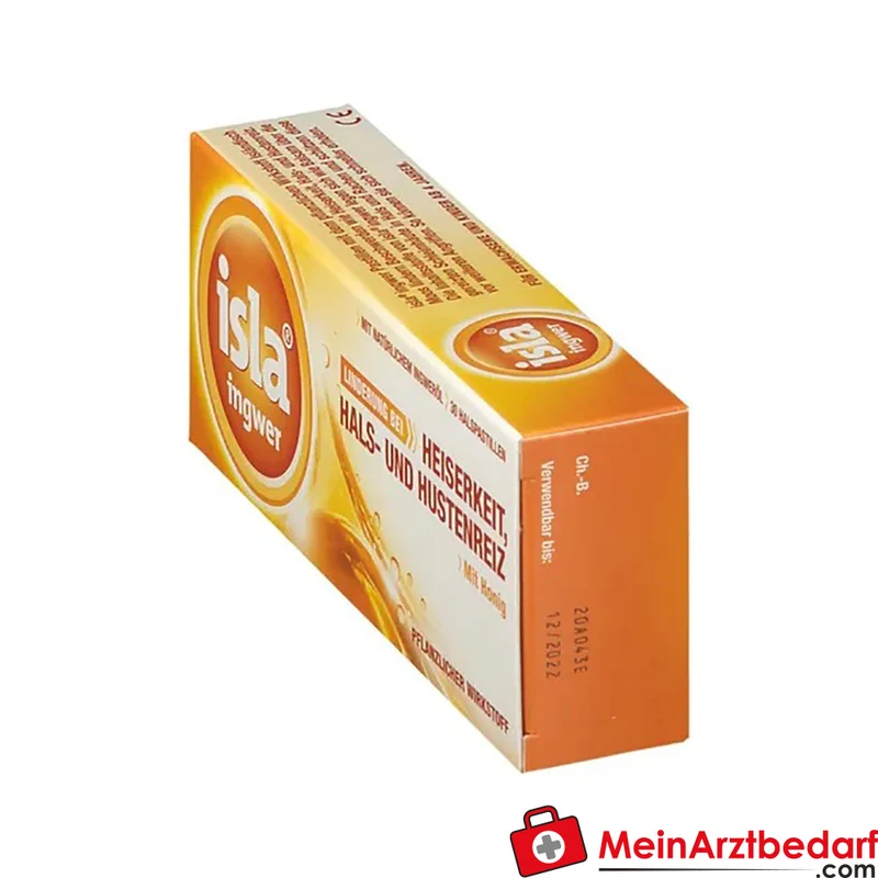 isla ingwer Pastillen 80 mg Isländisches Moos-Extrakt Lutschpastillen 30 Stück