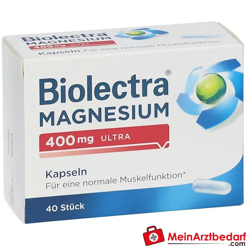 Biolectra Magnesium 400 mg ultra Kapseln 40 Stück
