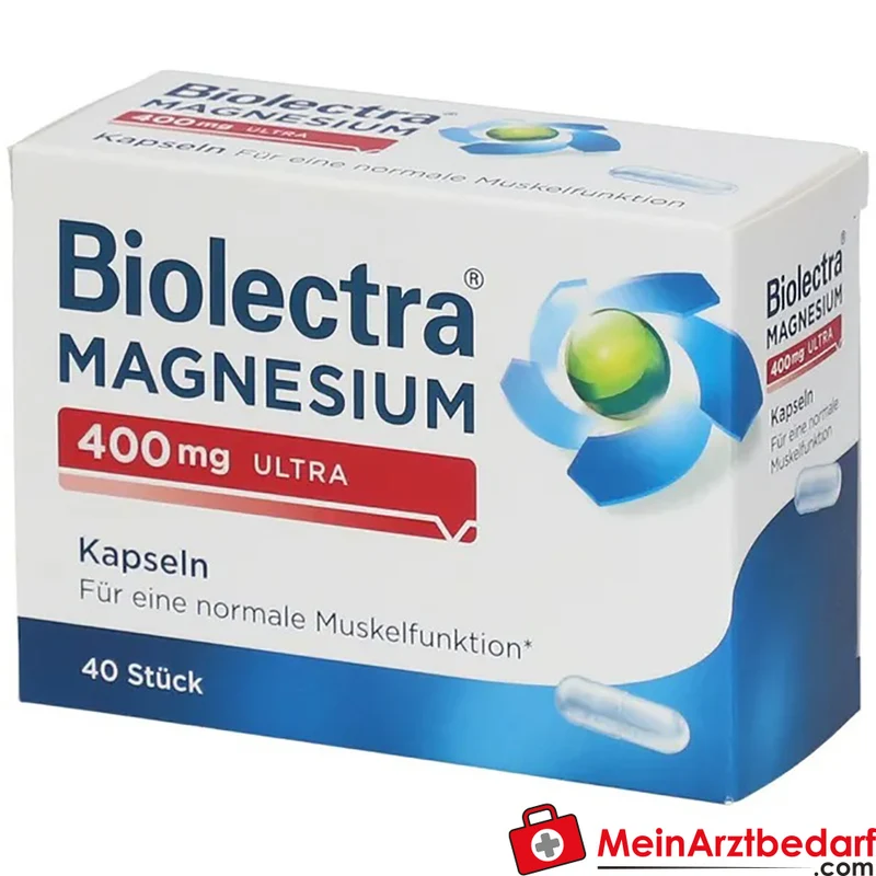 Biolectra Magnesium 400 mg ultra Kapseln 40 Stück