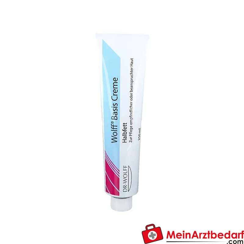 Wolff Basiscreme halbfett 25% Fett Creme 250 ml