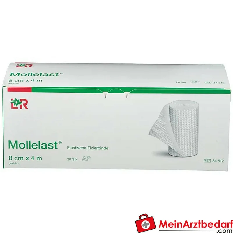 Mollelast elastische Fixierbinde 8 cm x 4 m 20 Stück