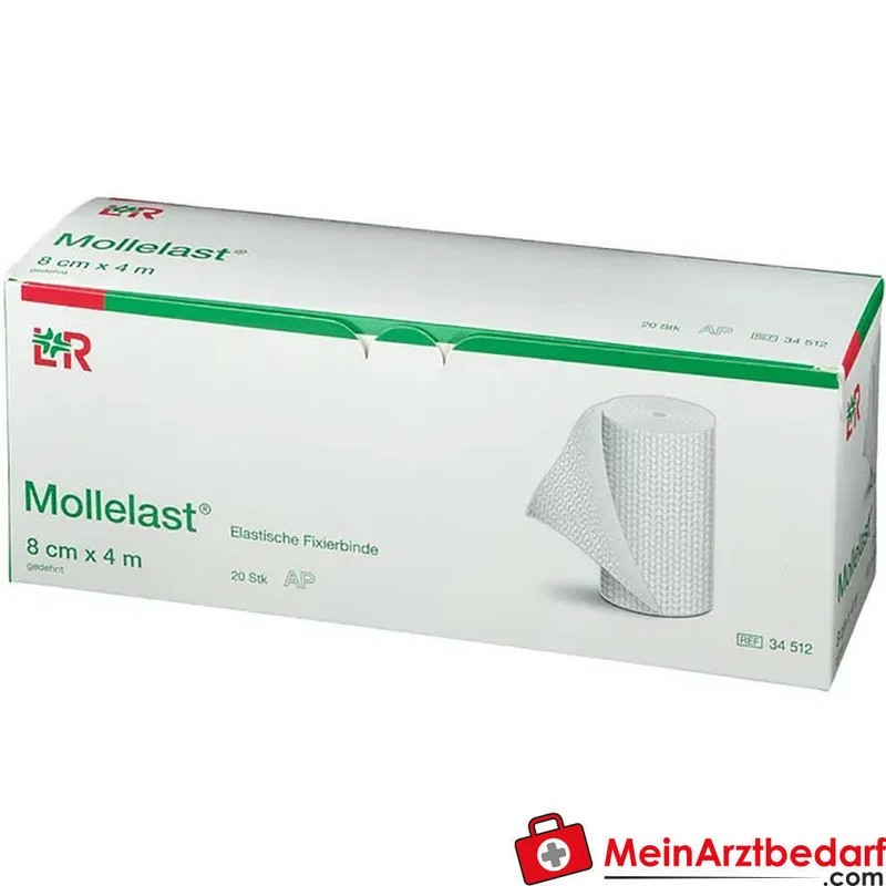 Mollelast elastische Fixierbinde 8 cm x 4 m 20 Stück