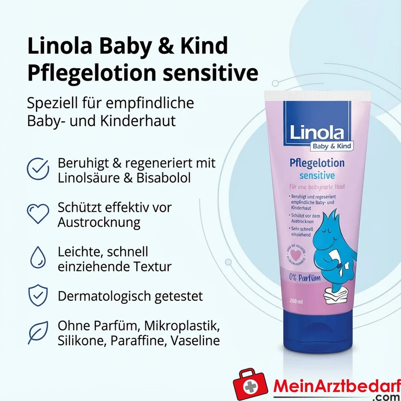 Linola Baby & Kind Pflegelotion sensitive, 200ml