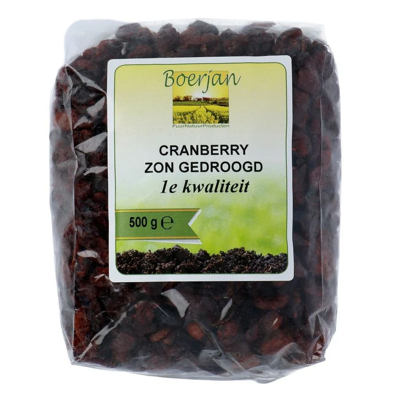 Boerjan Cranberry Zon Gedroogd 500 gram