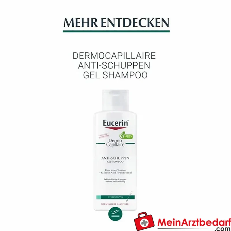 Eucerin DermoCapillaire Anti-Schuppen Creme-Shampoo mit Pirocton Olamin, Polidocanol & Salicylsäure 250 ml