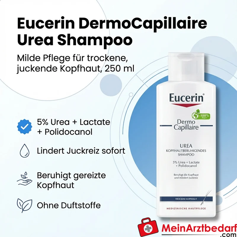Eucerin DermoCapillaire Urea Kopfhautberuhigendes Shampoo 250 ml