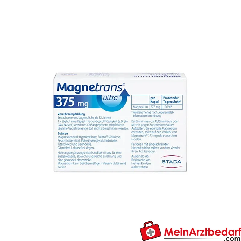 Magnetrans 375 mg ultra Magnesium Kapseln 100 Stück