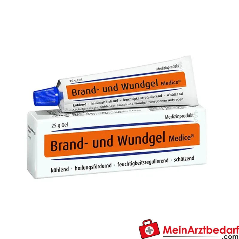 Medice Brand- und Wundgel Benzethoniumchlorid Harnstoff Gel 25 g