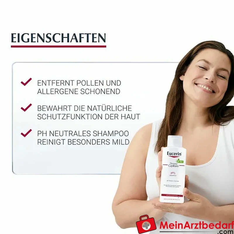 Eucerin DermoCapillaire pH5 Shampoo für empfindliche Kopfhaut 250 ml