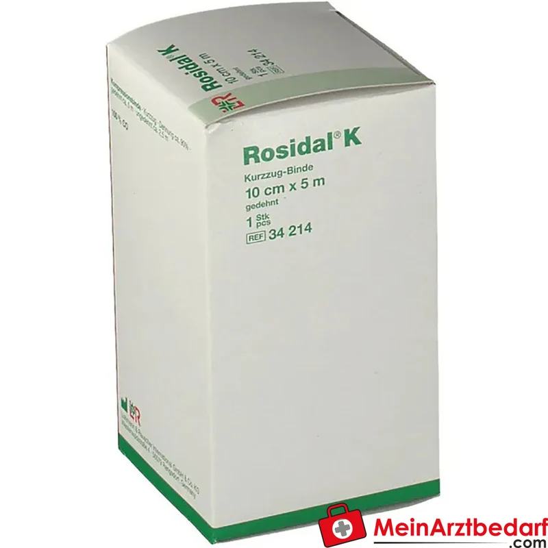 Rosidal K Kompressionsbandage 10 cm x 5 m Baumwolle