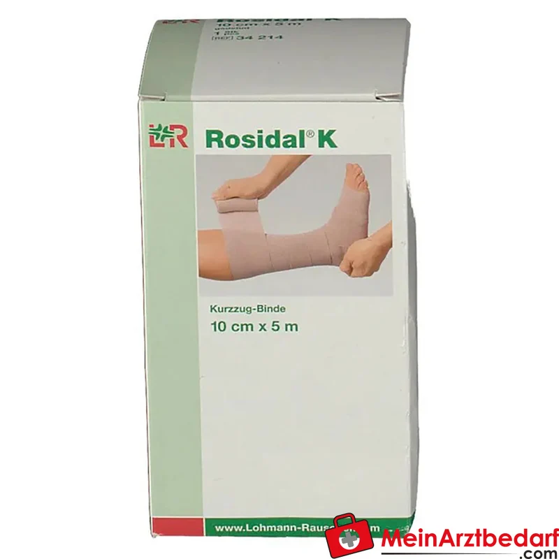 Rosidal K Kompressionsbandage 10 cm x 5 m Baumwolle