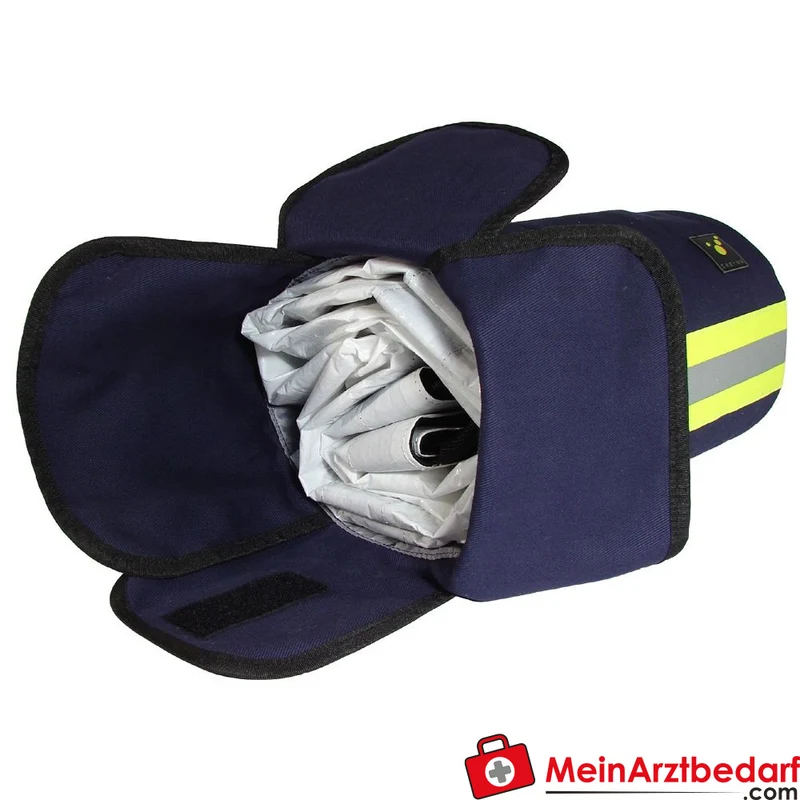 TEE-UU RESPI LIGHT Atemschutzmasken-Tasche gepolstert blau kompakt verstellbarer Dual-Trageriemen