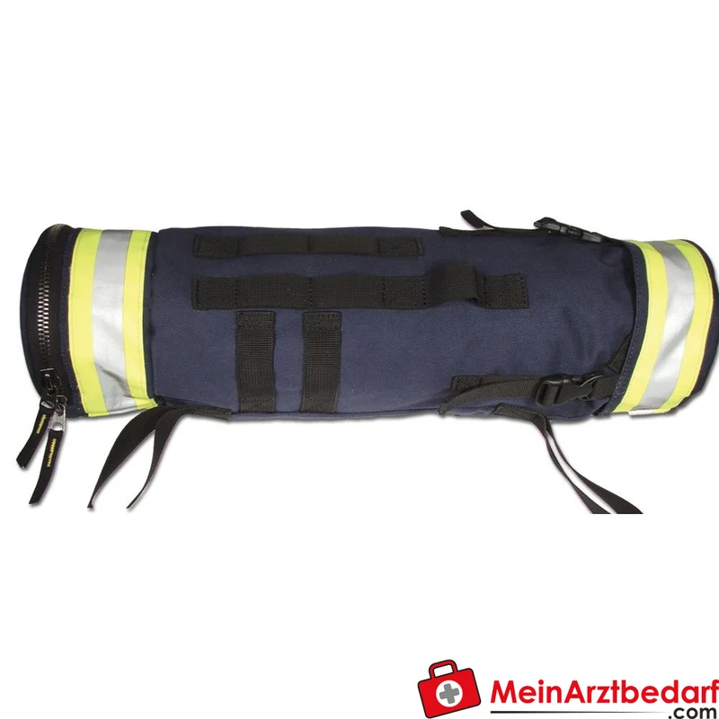 TEE-UU KOMBI XL Leinenbeutel Feuerwehr blau, 48 x 15,5 cm, reflektierend