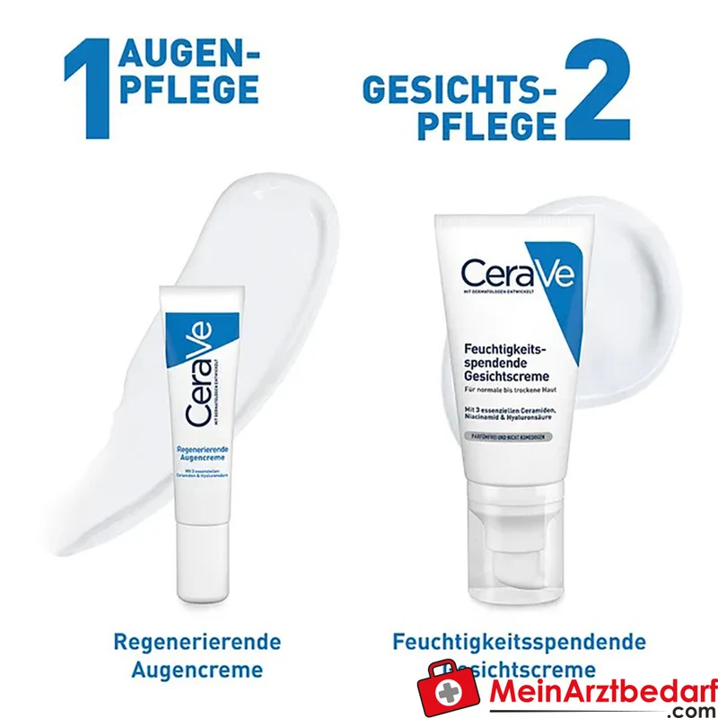 CeraVe Regenerierende Augencreme mit Hyaluronsäure und Ceramiden 14 ml