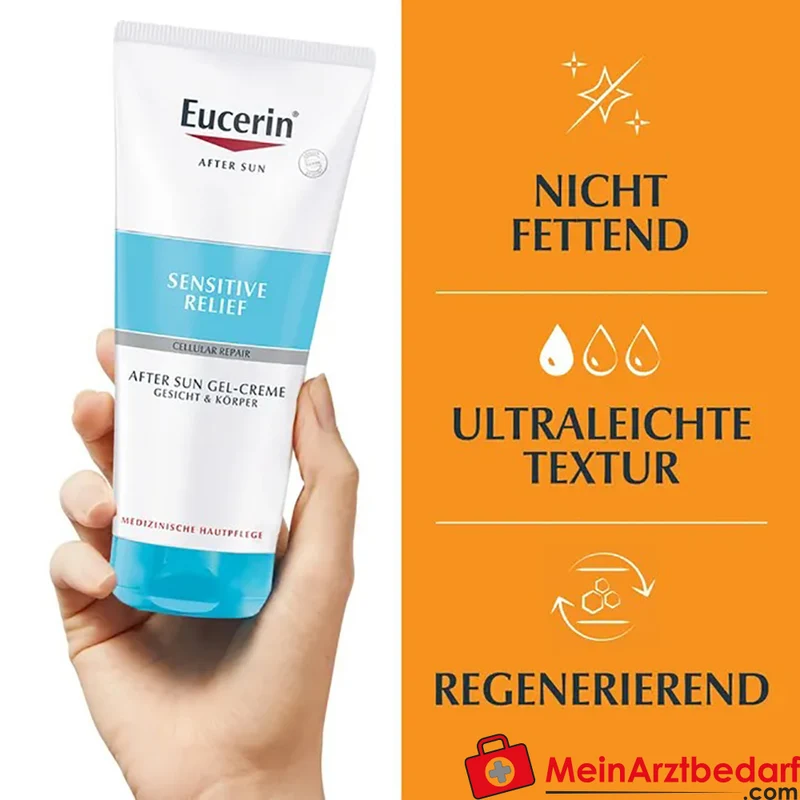 Eucerin After Sun Sensitive Relief Gel-Creme mit Dexpanthenol und Licochalcone A 200 ml