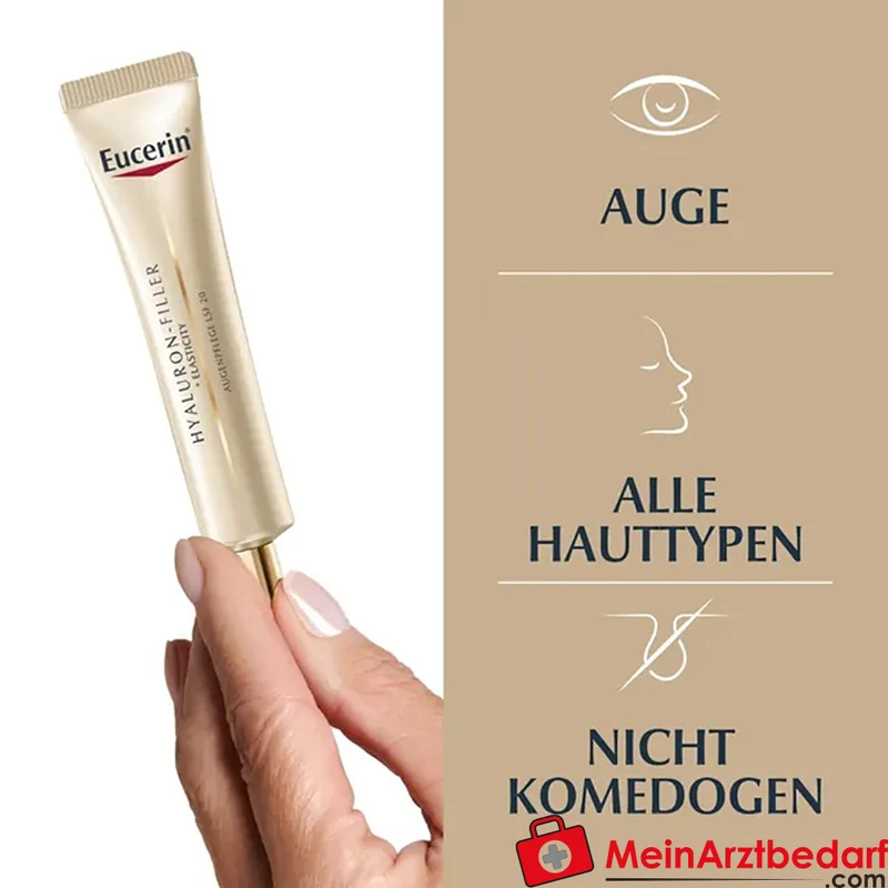 Eucerin HYALURON-FILLER + ELASTICITY Augencreme LSF 20 15 ml