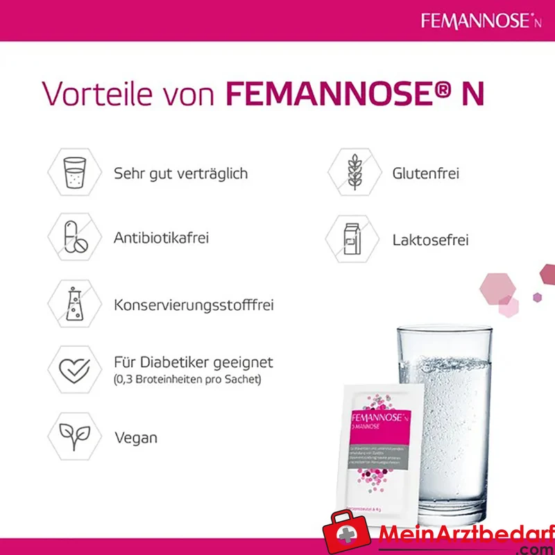 FEMANNOSE N D-Mannose 2000 mg Sachets 30 Stück