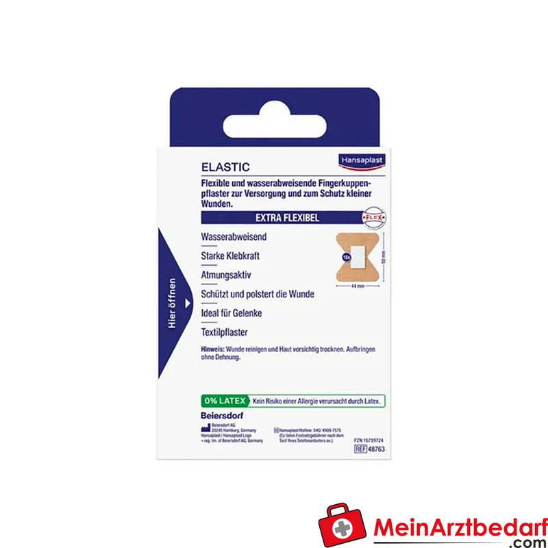 Hansaplast Elastic Fingerkuppenpflaster Strips, 10 Stück