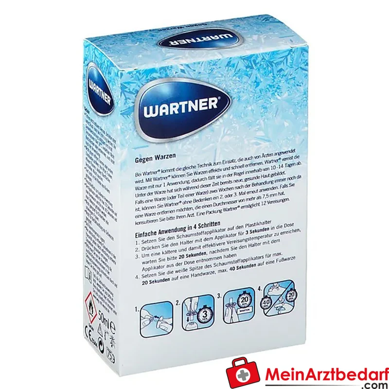 Wartner Warzenvereisungsspray Dimethylether Sprühdose 50 ml