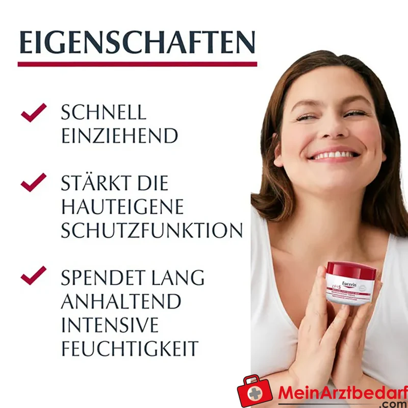 Eucerin pH5 Creme 3% Dexpanthenol Gesichts- und Körpercreme 75 ml