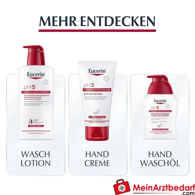 Eucerin pH5 Creme 3% Dexpanthenol Gesichts- und Körpercreme 75 ml