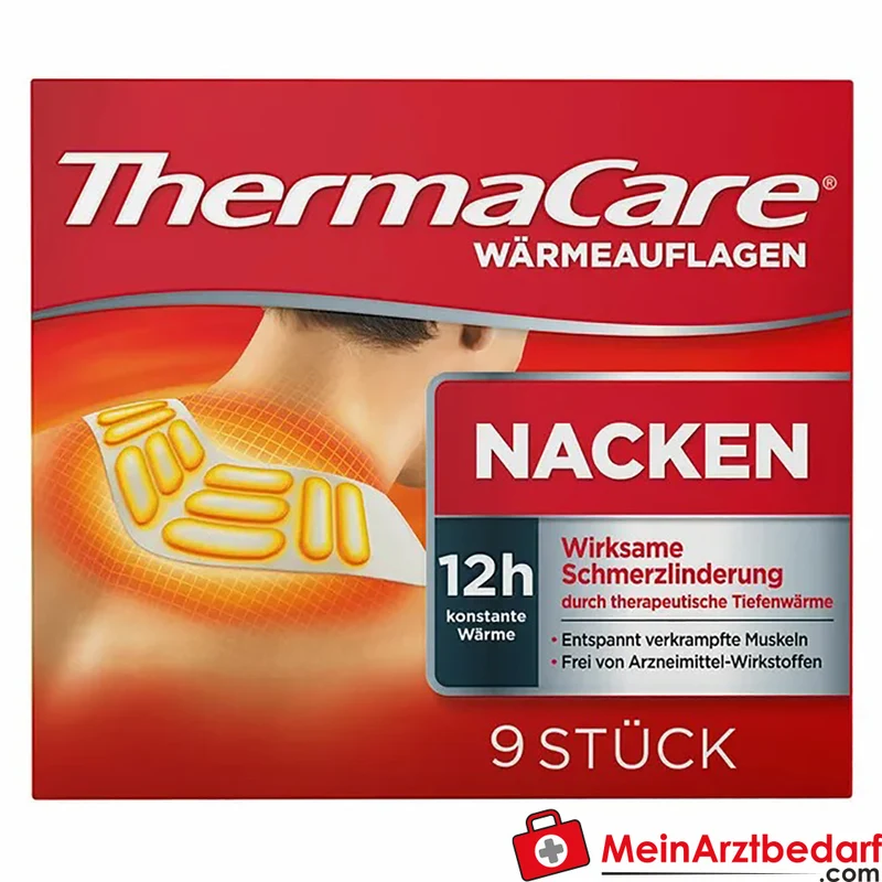 ThermaCare Wärmeumschläge Nacken, Schulter und Arme 9 Stück