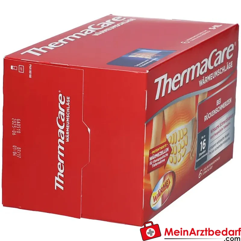 ThermaCare Wärmeumschläge Rücken XXL 1,20 m 8 Stunden 6 Stück