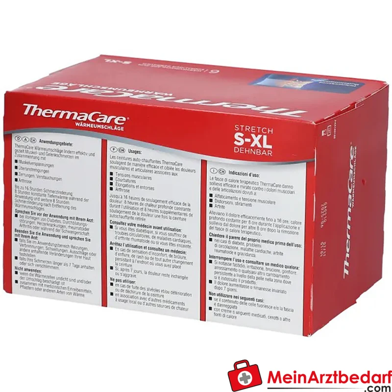 ThermaCare Wärmeumschläge Rücken XXL 1,20 m 8 Stunden 6 Stück
