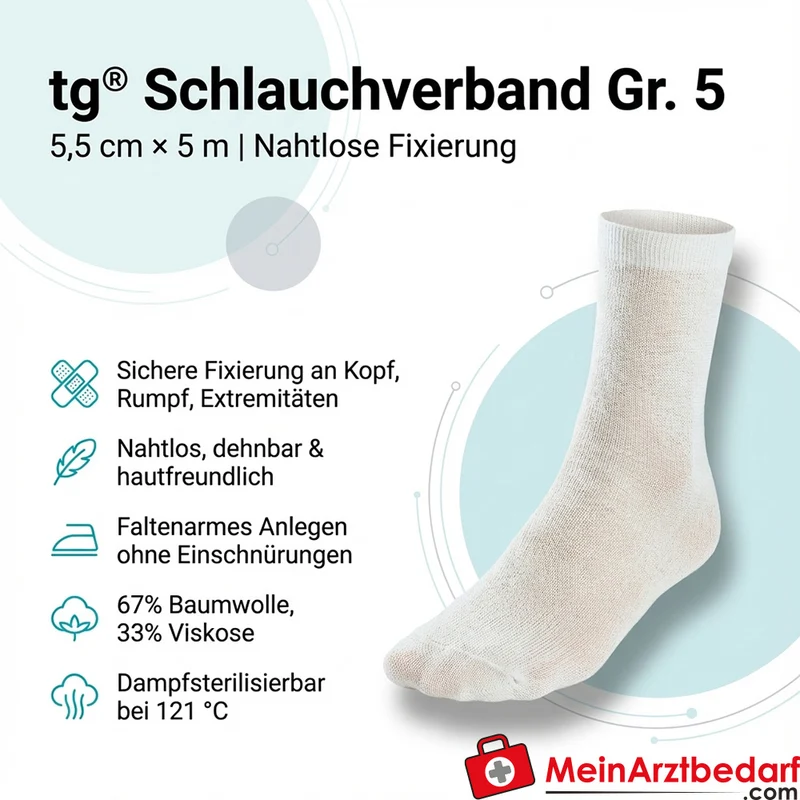tg Schlauchverband Gr. 5 (5,5 cm) 5 m, 1 St.