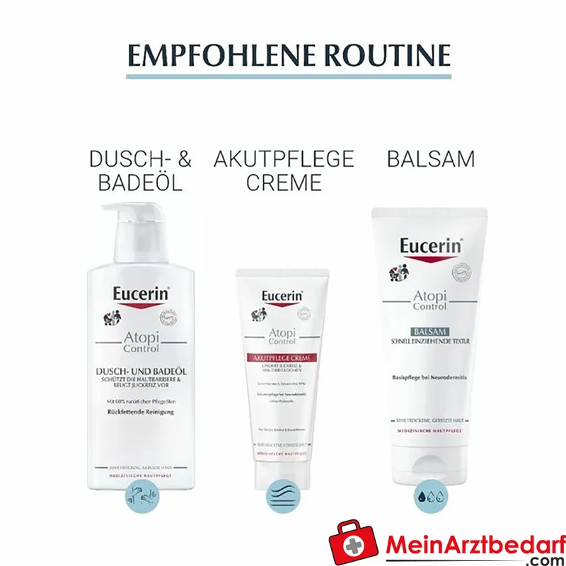 Eucerin AtopiControl Creme mit Licochalcone A und Ceramid 3 Hautcreme 75 ml