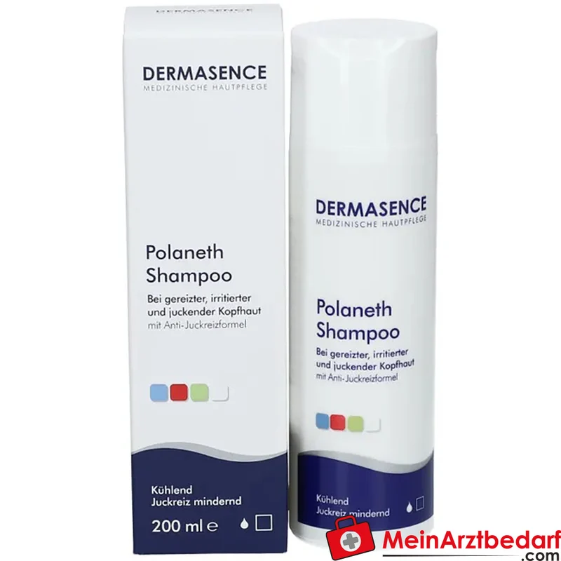 DERMASENCE Polaneth Shampoo mit Polidocanol & Menthol, 200 ml