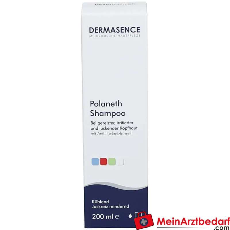 DERMASENCE Polaneth Shampoo mit Polidocanol & Menthol, 200 ml