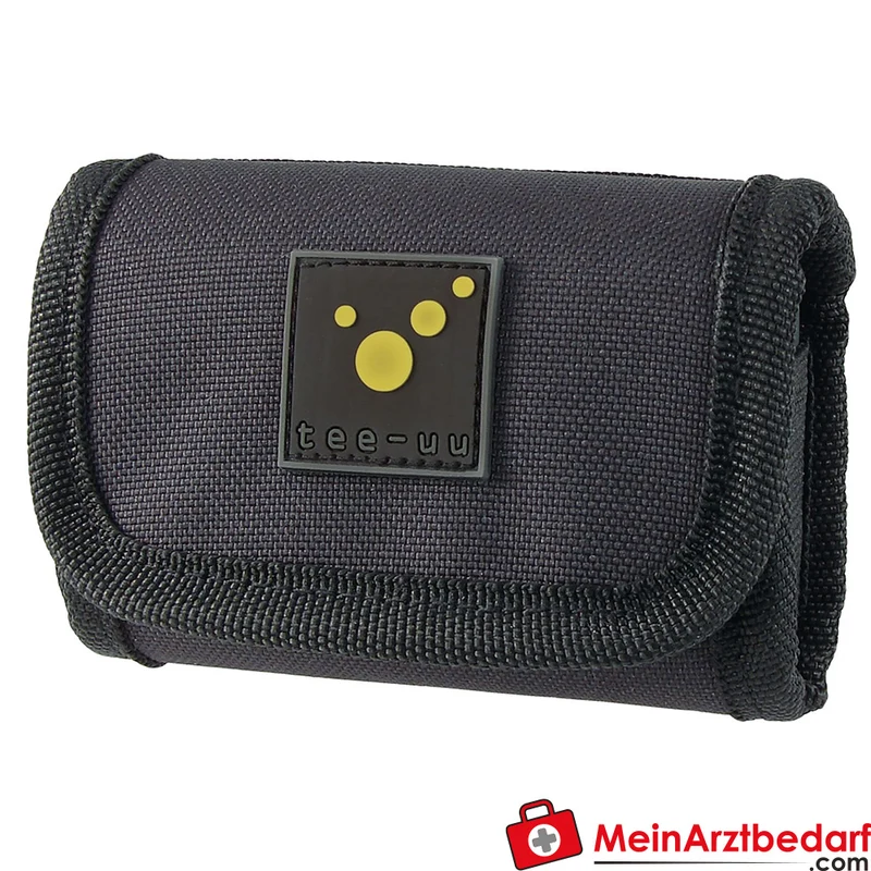 TEE-UU Pager Alpha Holster schwarz gepolstert 1200D Polyester 10,5x7x3,5 cm