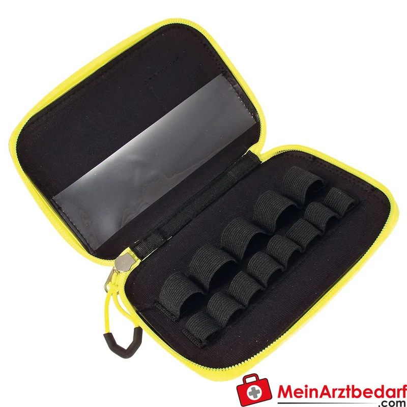 TEE-UU AMPUSAFE XL Ampullarium schwarz EVA, 13 Elastikschlaufen für Ampullen bis 10 ml