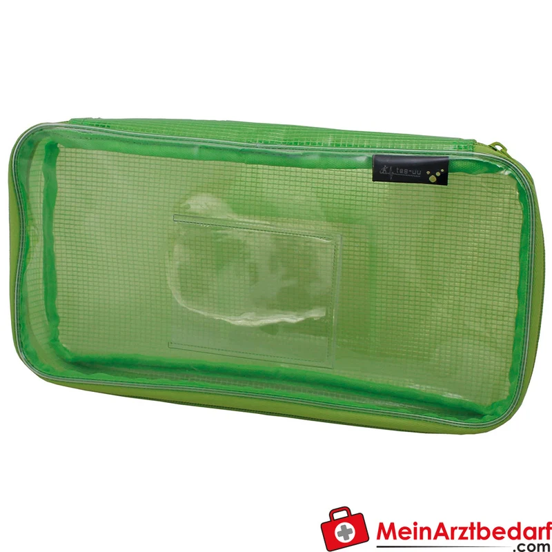 TEE-UU PRAXIS Modultaschen Set 4x Gr. L 30x5x15 cm Plane transparent farbcodiert