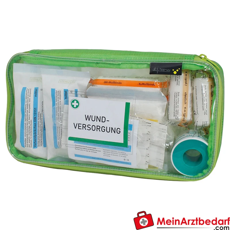 TEE-UU PRAXIS Modultaschen Set 4x Gr. L 30x5x15 cm Plane transparent farbcodiert