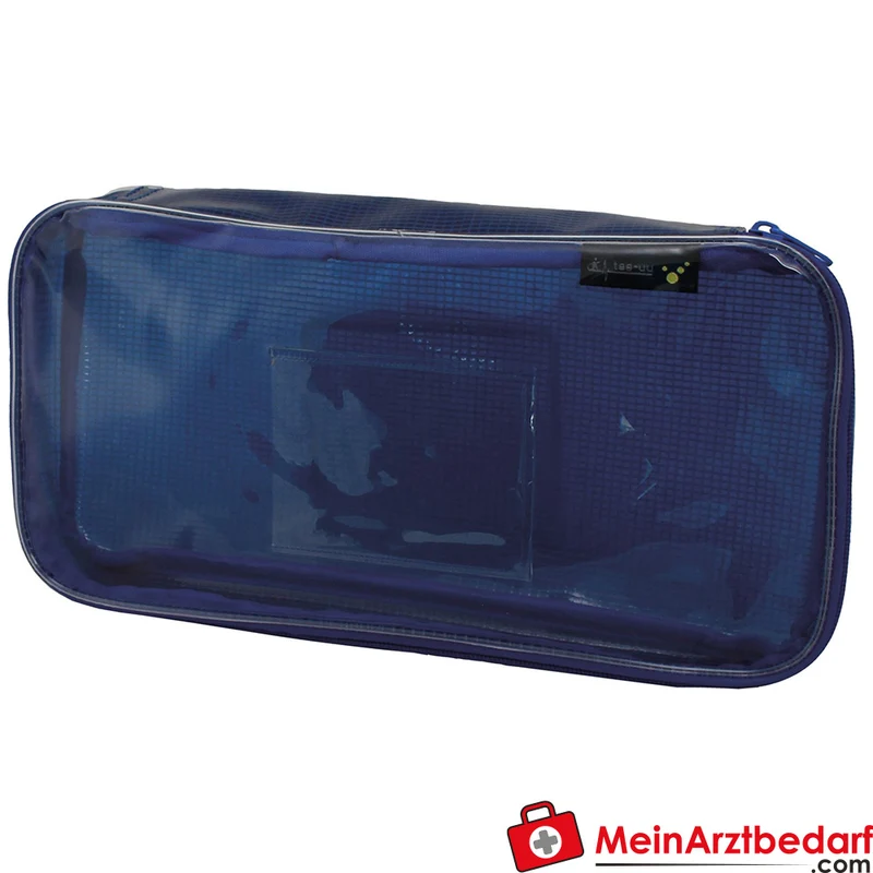 TEE-UU PRAXIS Modultaschen Set 4x Gr. L 30x5x15 cm Plane transparent farbcodiert
