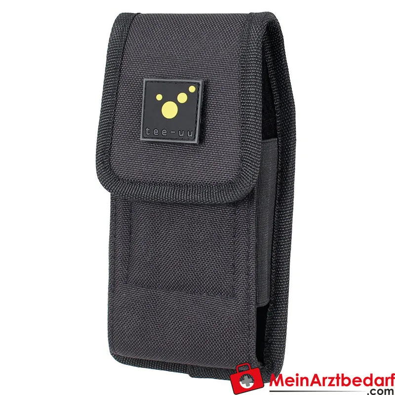 TEE-UU SMARTY PRO Smartphone-Holster 4,7–6,7" schwarz, gepolstert, zwei-Wege-Gürtelschlaufe